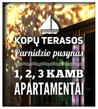 "Kopų terasos" – apartamentai prie Parnidžio pušyno