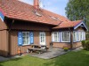 Apartamentai Nidoje su sauna privačiu kiemeliu prie Jachtklubo