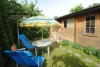 Wooden house and apartment with all facilities and a patio in Palanga