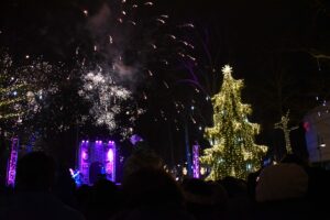 Kaledų eglutės įžiebimas Palangoje