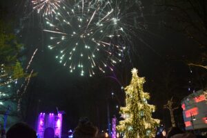 Kaledų eglutės įžiebimas Palangoje