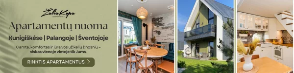 Apartamentai - butai Palanaga – Žalia kopa