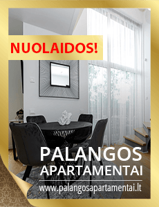 Palanga apartamentai - butai 2025