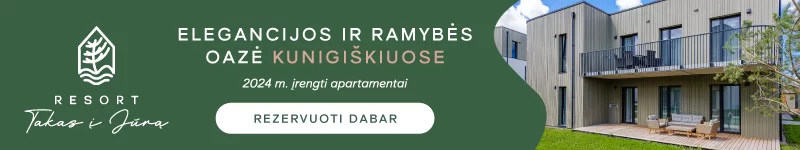 Jauni dzīvokļi Kunigiškios - Palangā