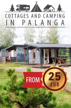 Holiday cottages and camping in Palanga