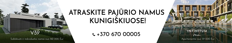 Parduodami butai ir namai Palangoje