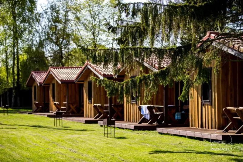 Poilsiavietė Fetingas, medinių namelių nuoma Šventojoje