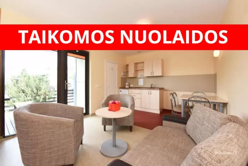 Kotedžų, apartamentų ir kambarių nuoma arti jūros