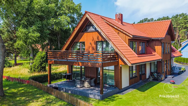 Vila Eila - Jaukių apartamentų nuoma su terasa Preiloje, prie pat Kuršių marių