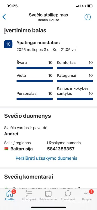 Vila Ošupio 9 Palangoje. Tik 200 metrų iki jūros, prie pat dviračių tako!