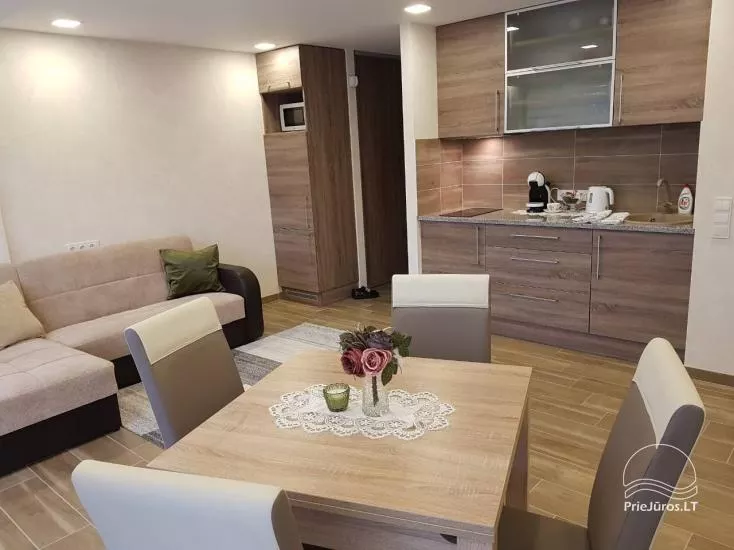 Moderni un mājīgi dzīvokļi Palangas centrā