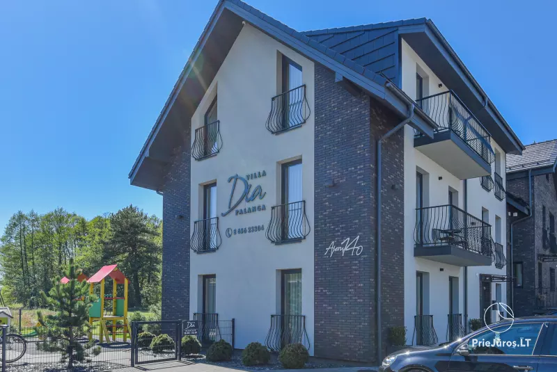 Vila Dia - Apartamentų nuoma Palangoje, prie pat pajūrio pušyno