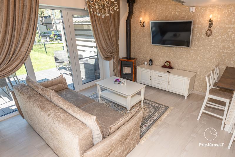 Tiek izīrēta grezna brīvdienu māja Čiki puki Saulėlydis Palangā