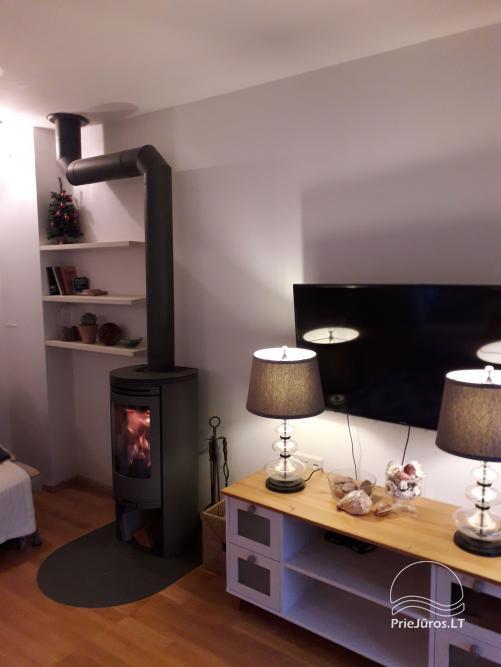 Apartment with terasse and fireplace for rent in Pervalka on the shore of Curonian lagoon - 1