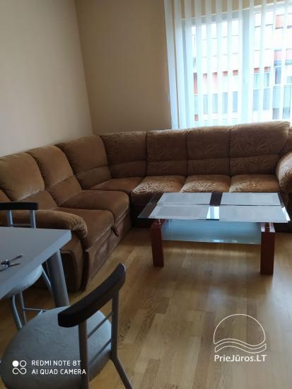 Jaukus 2 kambarių butas su terasa Klaipėdoje, naujame Gandrališkių mikrorajone, 5 minutės kelio iki naujosios perkėlos į Smiltynę