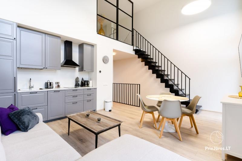Puikūs dviejų miegamųjų apartamentai, privačiame Mano jūra 1 komplekse, Kunigiškėse K.Nr.5