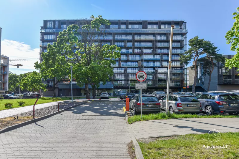 Šviesūs studijos tipo apartamentai Palangos centre