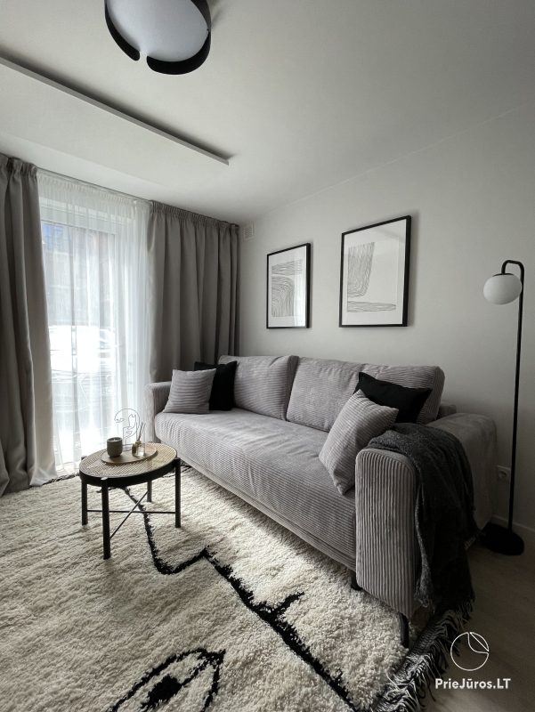 Apartamentai senuose Malūno Vilose Palangos centre ir Mano Jūra 2 komplekse Kunigiškėse