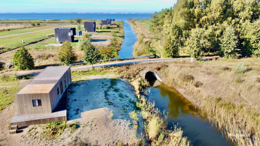 Išskirtinės architektūros namai Svencelėje netoli Kuršių Marių kranto su nuosavu paplūdimiu - 1
