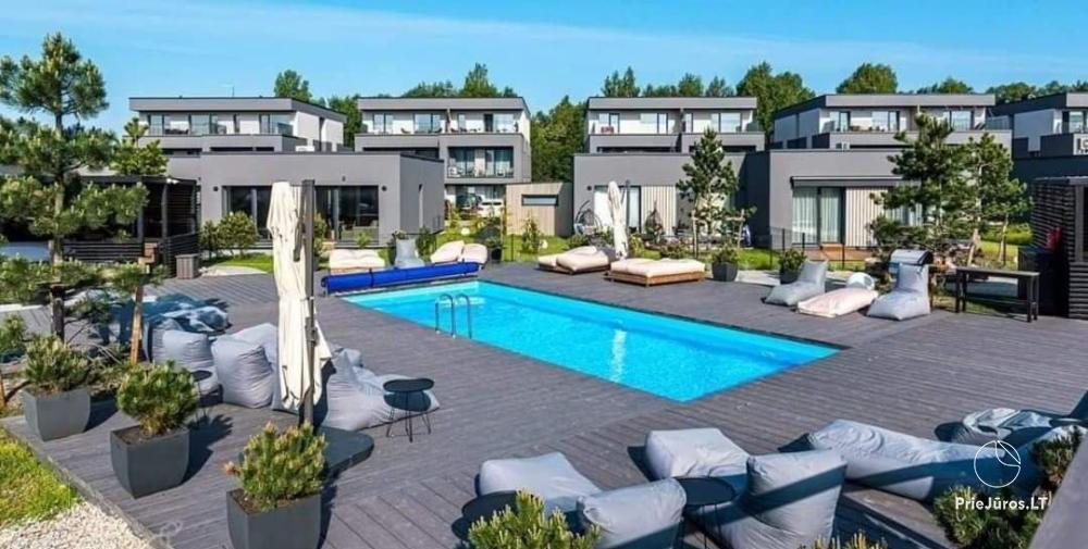 Erdvūs Stella Maris apartamentai su šildomu baseinu Mano jūra 2 komplekse, Kunigiškiuose - 1