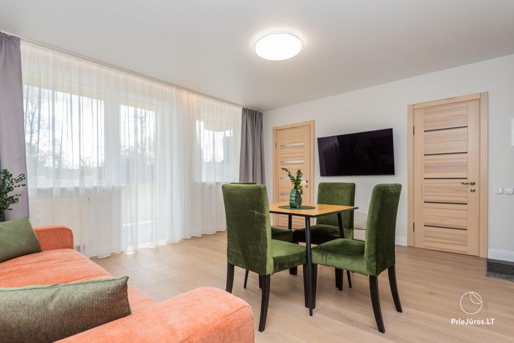 Jaukiai įrengtų RR apartamentų nuoma Palangos centre - 1