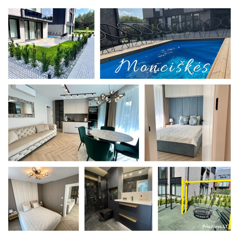 Apartamentų nuomaČiki Puki Monciškės kvartale Monciškėse (200m iki jūros)