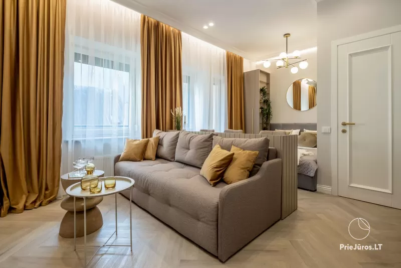 Išskirtinio dizaino nauji apartamentai Palangos centre