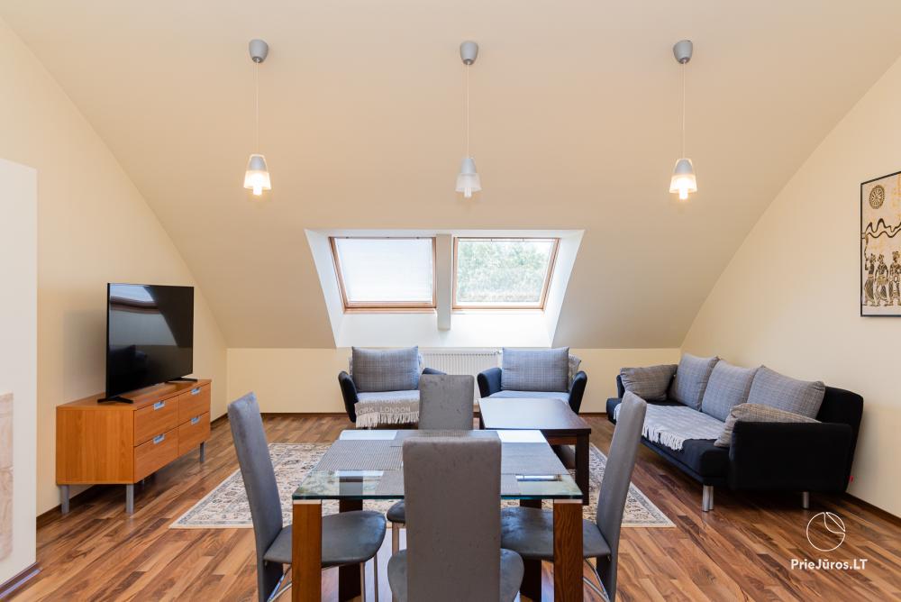 Erdvių apartamentų nuoma Sermiesčio g. 4, Palangoje