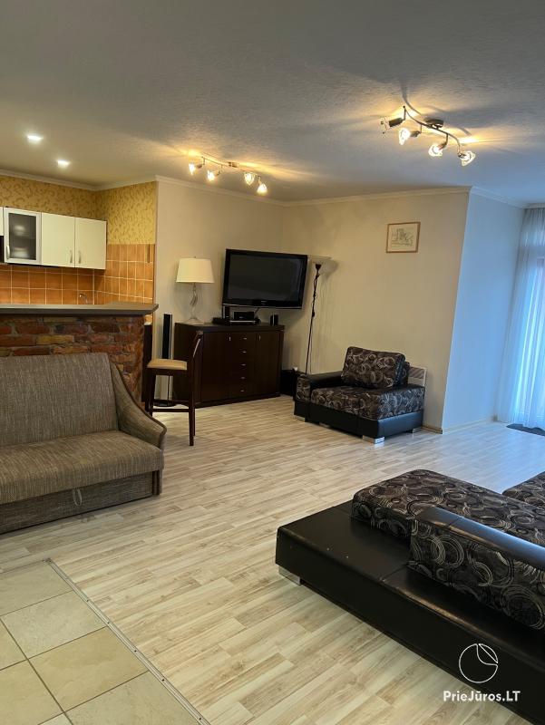 Jaukūs dviejų kambarių apartamentai prie jūros Palangoje