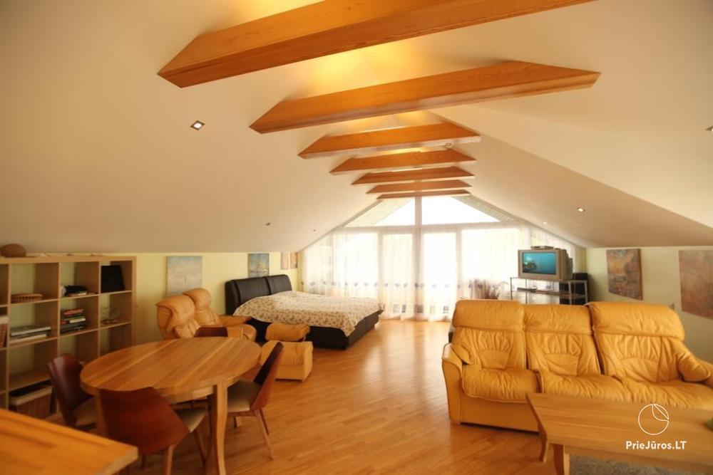 Elegantiški apartamentai „Nida Penthouse“ su vaizdu į jūrą - 1