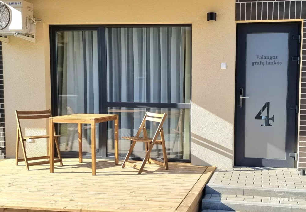 Dviejų apartamentų nuoma Palangoje su terasa ir atskiru įėjimu iš kiemo! - 1