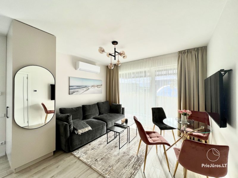 Naujai įrengti apartamentai Perla Del Mare Kunigiškiuose