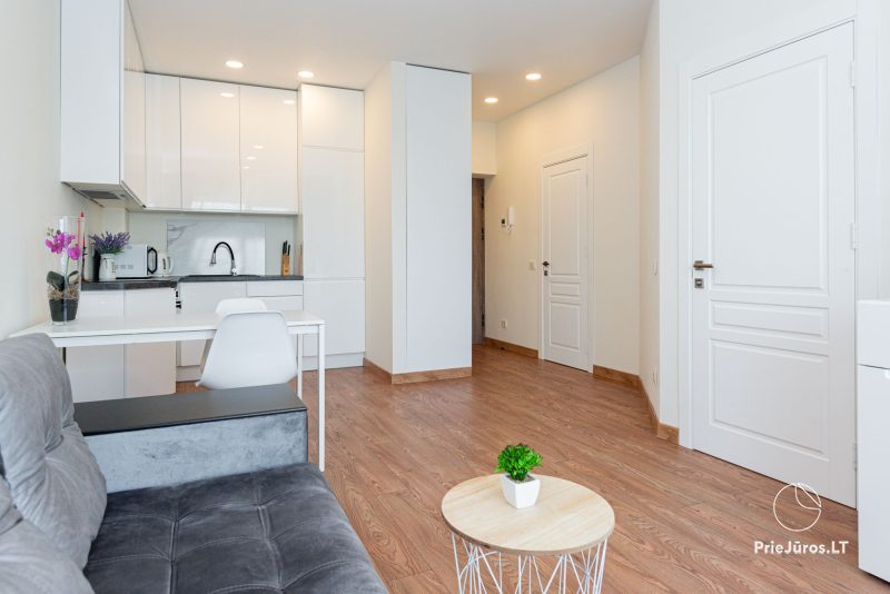 Palangoje nuomojami du dviejų kambarių jaukūs, naujai įrengti apartamentai