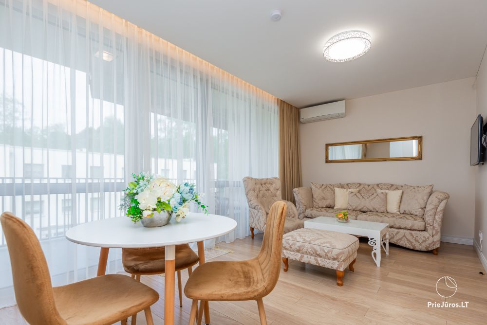 Jaukūs dviejų miegamųjų kambarių apartamentai Vanagupėje - 1