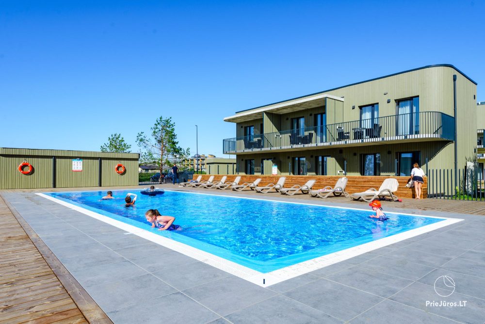 TIJ Resort — apartamenti ar apsildāmu baseinu Palangā (Kunigišķos) - 1