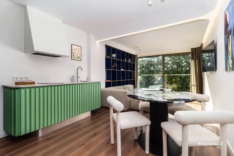 Stilīgi 2 istabu apartamenti Palangas centrā