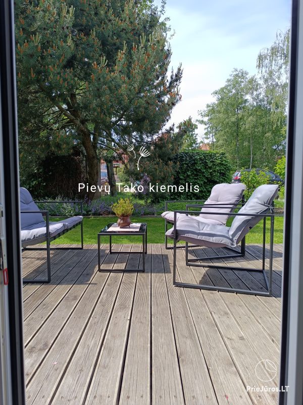 Dzīvokļi ar privātu pagalmu Klaipēdas centrā