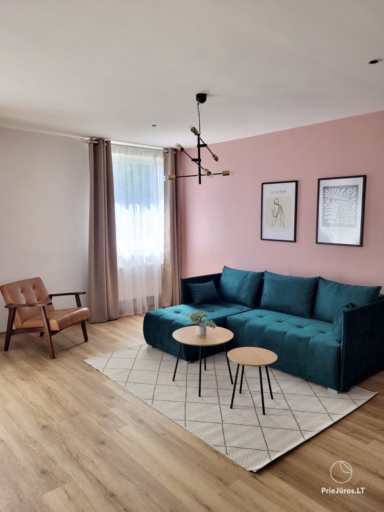 Jauni mēbelēti apartamenti Palangas centrā - 1