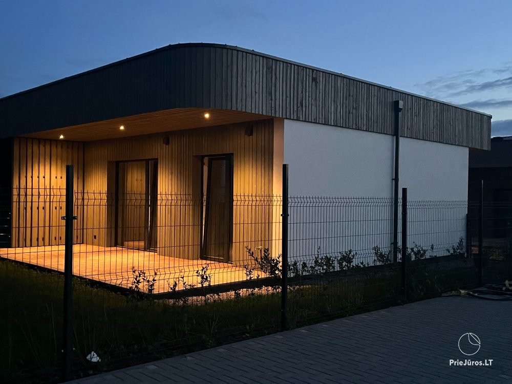 Brauni Modern vieno aukšto kotedžas Kunigiškiuose - 1