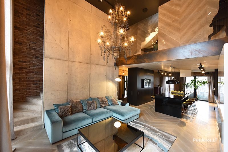 Premium Loft apartamentai Lofto stiliaus per 2 aukštus.