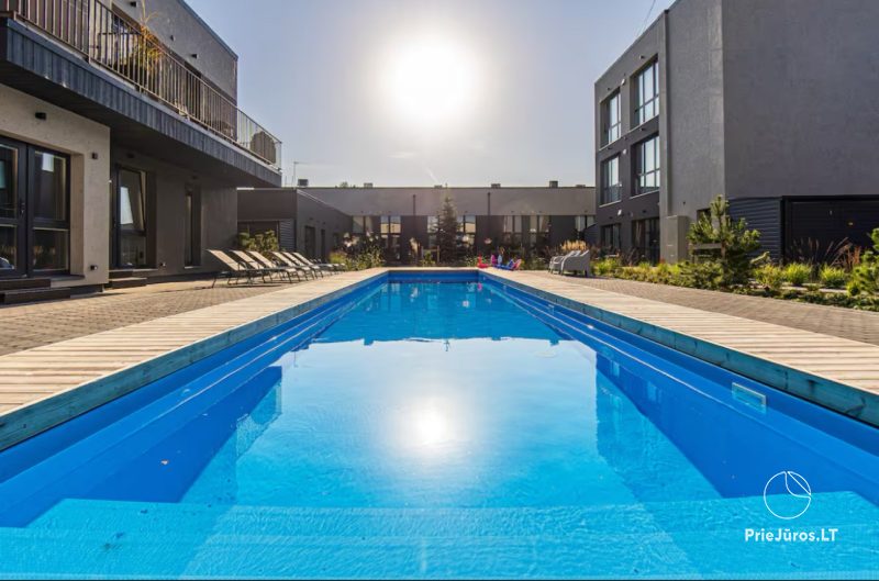 Nauji apartamentai Alan Loftas Palangoje su šildomu baseinu