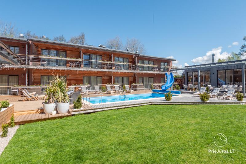 Dzīvokļi, apartamenti, numuri – Villa VITALIJA Palanga ar apsildāmu baseinu