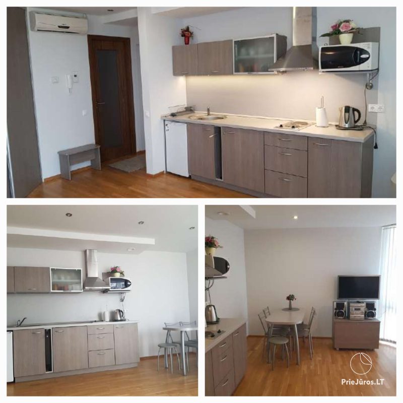 Dviejų kambarių apartamentai komplekse Elija. Iki jūros tik 350 metrų
