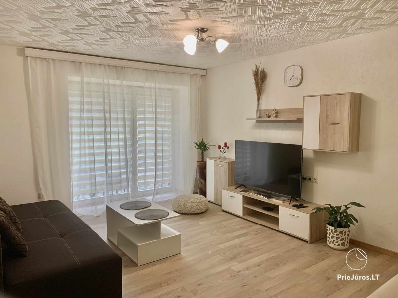 Erdvaus buto nuoma Nidos centre. Yra sodas. Gali ilsėtis iki 6 asmenų