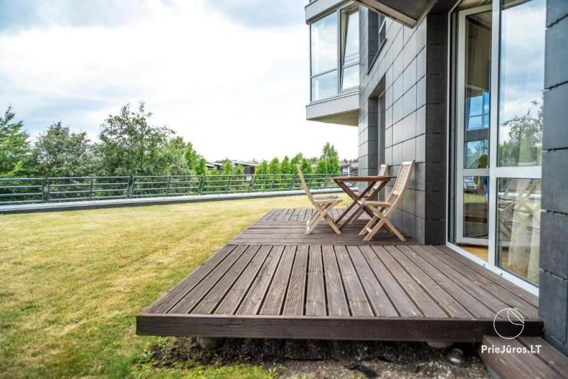 Apartamentai su terasa Šventojoje, komplekse Elija