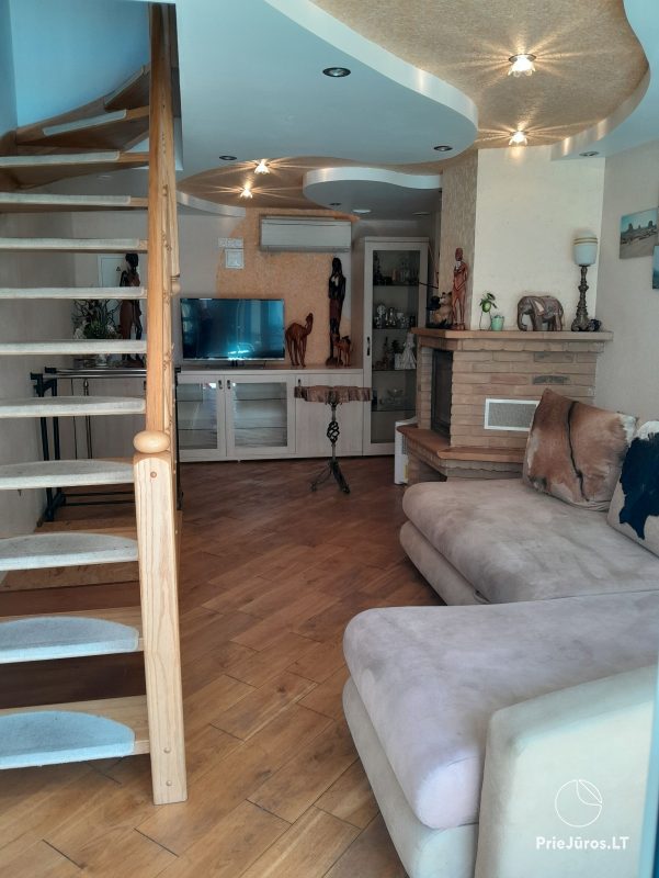 Apartamentai - kotedžas Nidoje su terasa, židiniu, oro kondicionierium - JAU PRIIMAME SVEČIUS !!