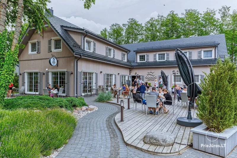 Poilsio namai, nameliai, kempingas, kavinė Karklėje „Olando kepurė“