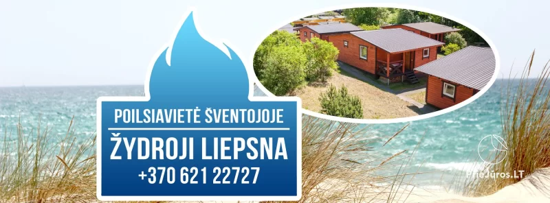 Jaunas brīvdienu mājiņas un numuri ar ērtībām Sventoji Zydroji Liepsna