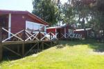 Summer houses with terraces in Sventoji, by the river