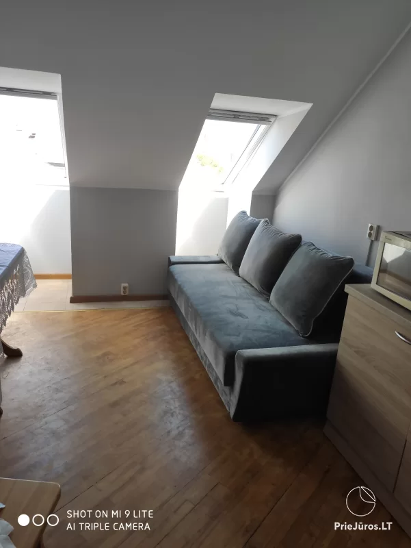 Atskirų kambarių arba 4 kambarių buto nuoma Nidoje. Nuo 15 EUR žmogui!